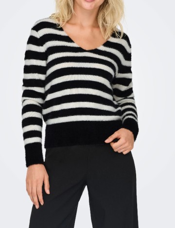 
						Pulover Only, negru