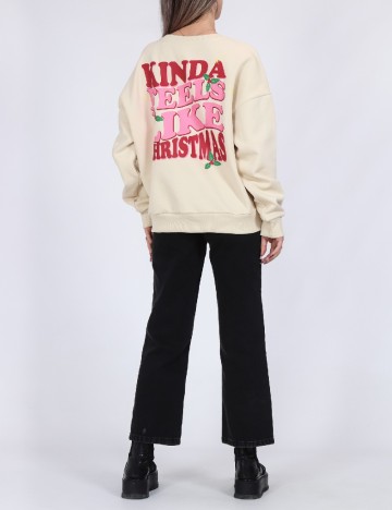 Bluza Oversize Only, crem