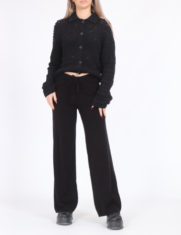 
						Pantaloni Only, negru