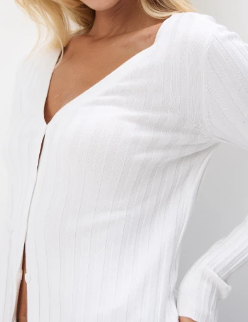 Cardigan Mohito, alb