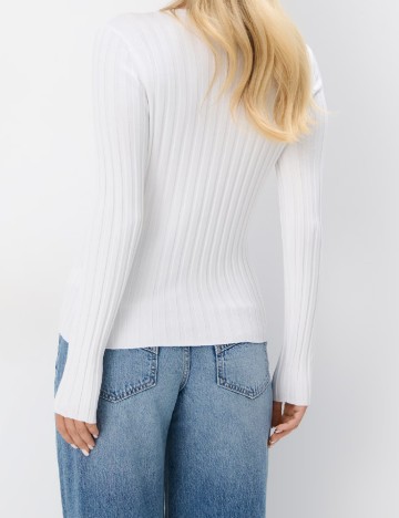 Cardigan Mohito, alb