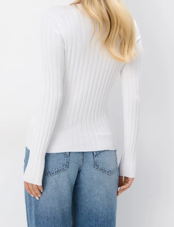 Cardigan Mohito, alb