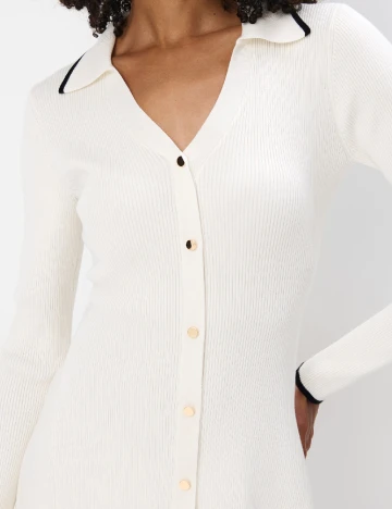 Rochie scurta Mohito, alb Alb