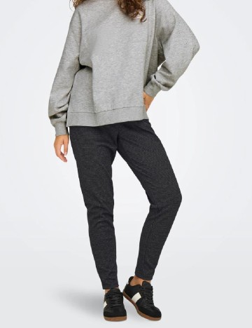
						Pantaloni Only, negru