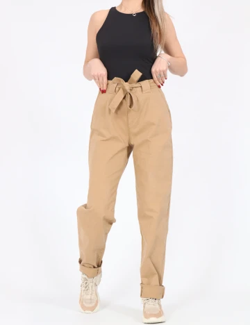 Pantaloni Only, maro Maro