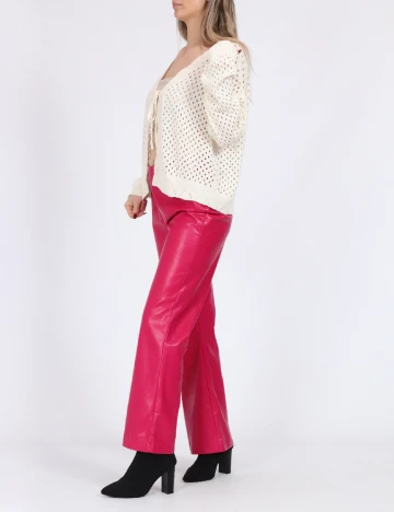 Pantaloni Only, roz Roz