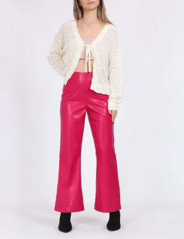 Pantaloni Only, roz Roz