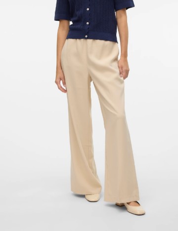 
						Pantaloni Vero Moda, crem