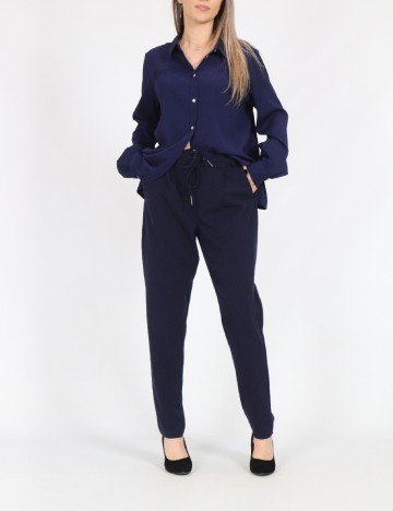 Pantaloni Only, bleumarin