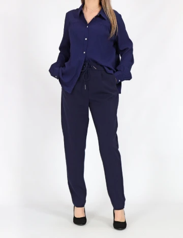 Pantaloni Only, bleumarin Albastru