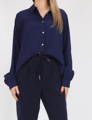 Pantaloni Only, bleumarin Albastru