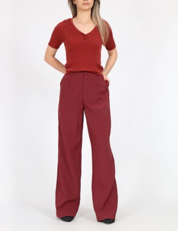 Pantaloni Only, visiniu