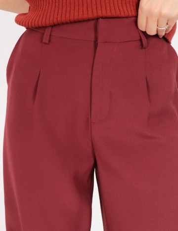 Pantaloni Only, visiniu