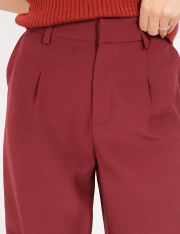 Pantaloni Only, visiniu