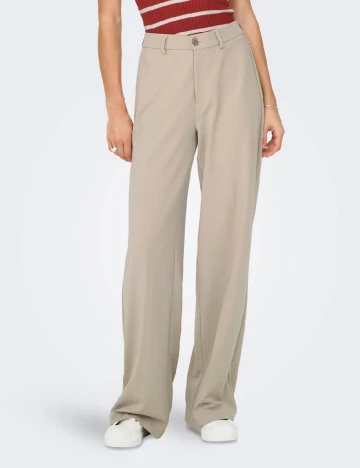 Pantaloni Only, crem Crem