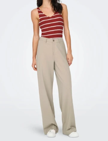 Pantaloni Only, crem Crem