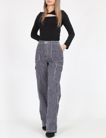 Pantaloni Only, bleumarin