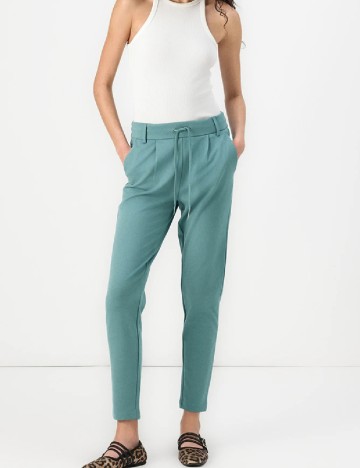 
						Pantaloni Only, turcoaz