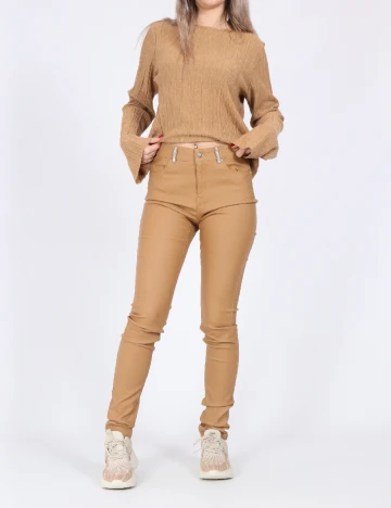 Pantaloni Only, maro Maro