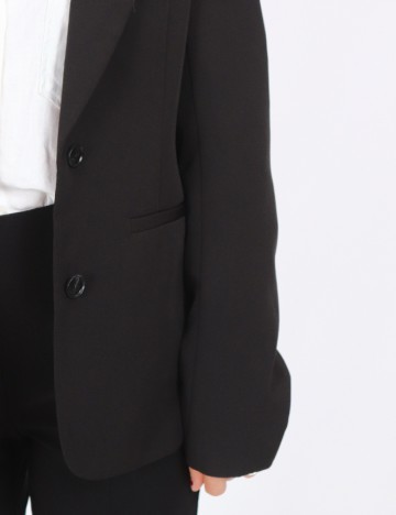 Sacou Jacqueline de Yong, negru