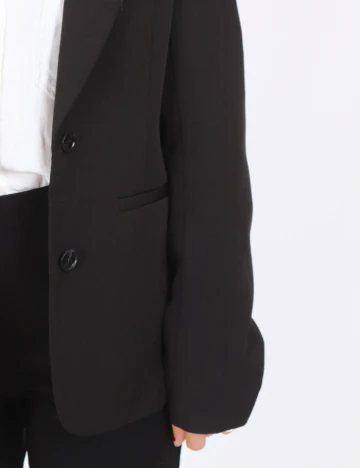 Sacou Jacqueline de Yong, negru