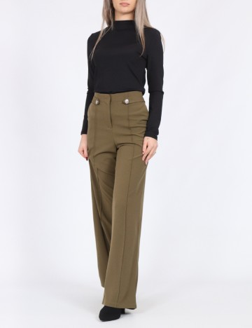Pantaloni Jacqueline de Yong, verde