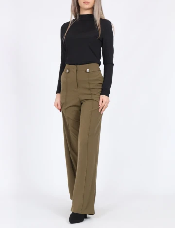 Pantaloni Jacqueline de Yong, verde