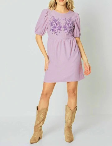 Rochie scurta Oasis, mov