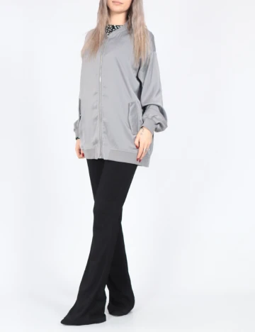 Jacheta Oversize Vero Moda, gri Gri