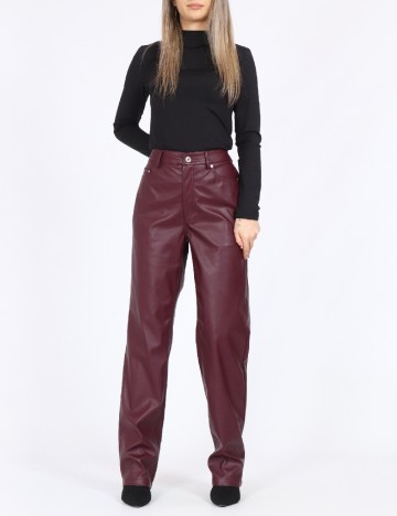 Pantaloni Only, visiniu
