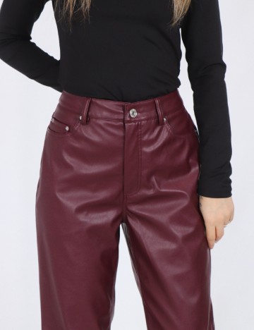 Pantaloni Only, visiniu