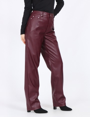 Pantaloni Only, visiniu