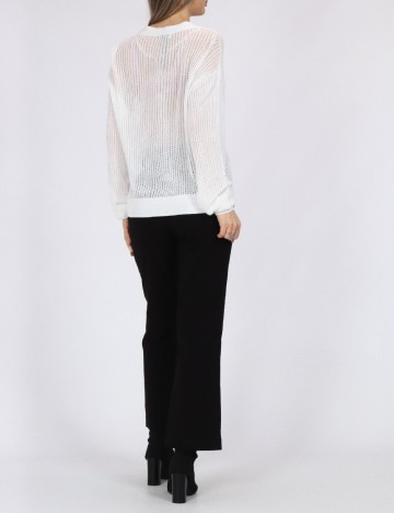 Cardigan Jacqueline de Yong, alb