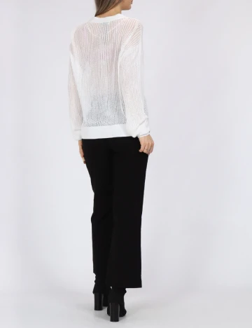 Cardigan Jacqueline de Yong, alb