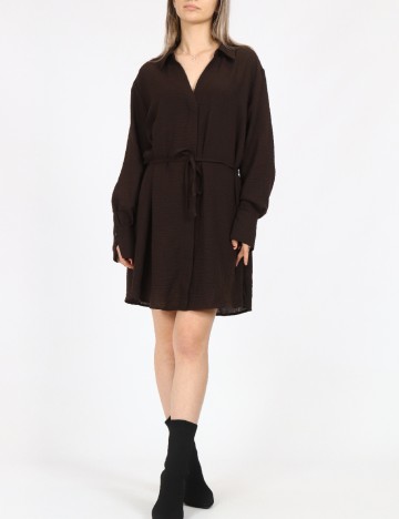 Rochie scurta Vero Moda, maro inchis