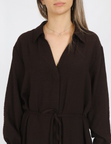 Rochie scurta Vero Moda, maro inchis