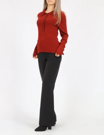 Pantaloni Jacqueline de Yong, negru