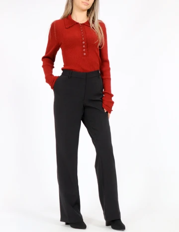 Pantaloni Jacqueline de Yong, negru