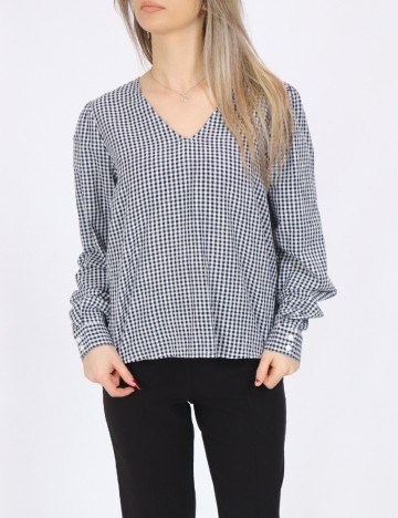 Bluza Jacqueline de Yong, alb/negru