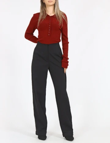 Pantaloni Jacqueline de Yong, negru