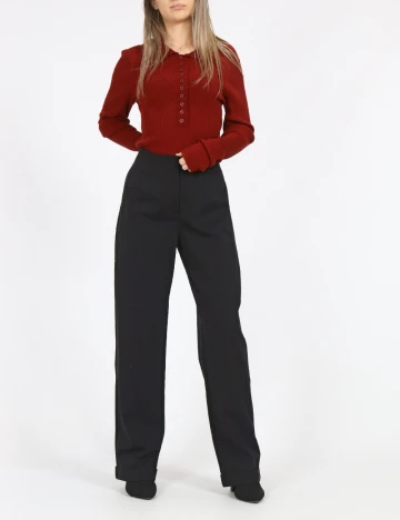 Pantaloni Jacqueline de Yong, negru