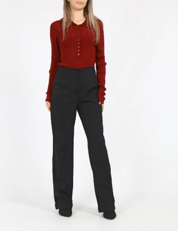 Pantaloni Jacqueline de Yong, negru
