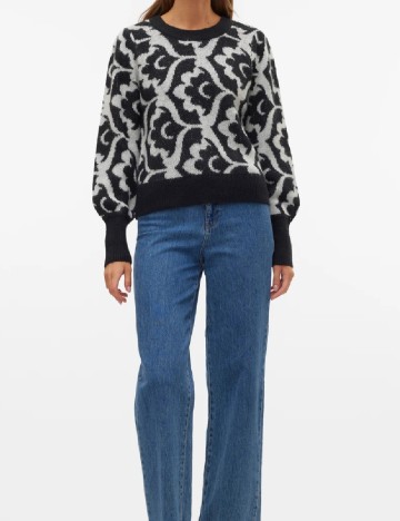 
						Pulover Vero Moda, negru/gri