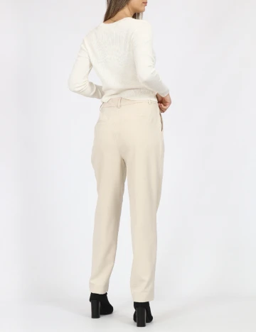 Pantaloni Only, crem Crem
