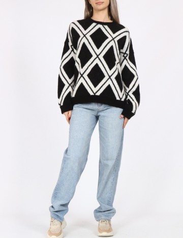 
						Pulover Only, negru