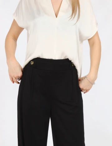 Pantaloni Jacqueline de Yong, negru
