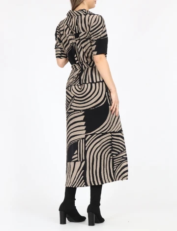 Rochie medie Jacqueline de Yong, negru/maro Negru