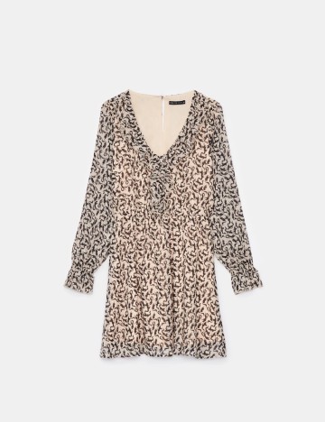 Rochie scurta Mohito, crem