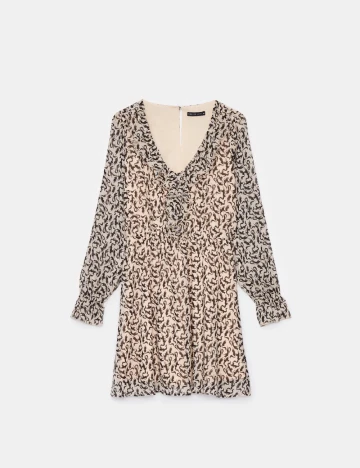 Rochie scurta Mohito, crem