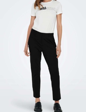 
						Pantaloni Only, negru